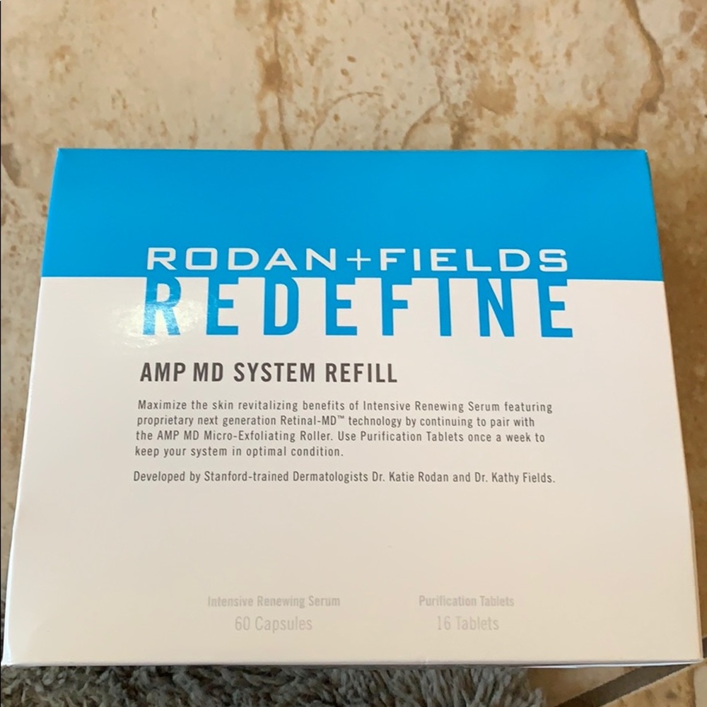 Rodan and fields amp md system refill. Never open!